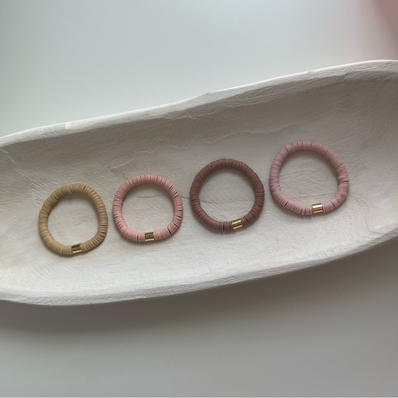 the happy bead co Jewelry - Nude Heshi Set - READY TO SHIP